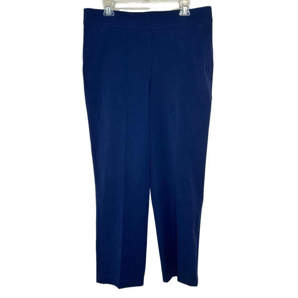 Universal Standard Women’s Navy Blue Straight Leg Pull On Pants Size S New